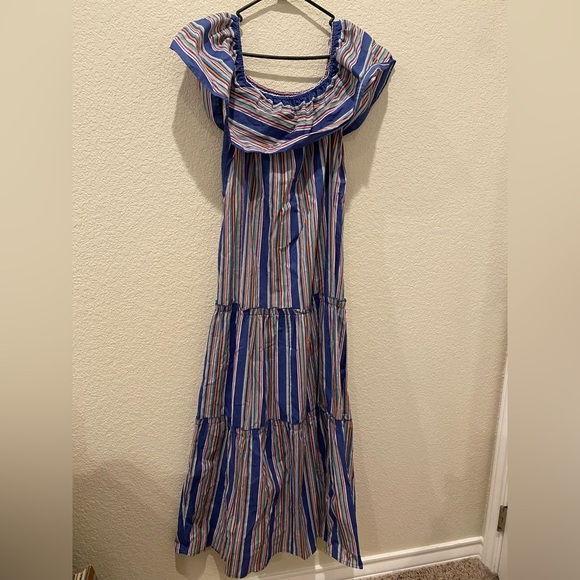 Asos New without tags Ruffle Maxi Dress summer size 4 small - Picture 1 of 6